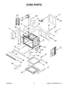 03 - Oven Parts parts for Whirlpool Microwave JMW2430LM04 from AppliancePartsPros.com