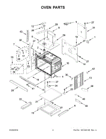 09 - Microwave Door Parts parts for Whirlpool Microwave JMW3430IL00 from AppliancePartsPros.com