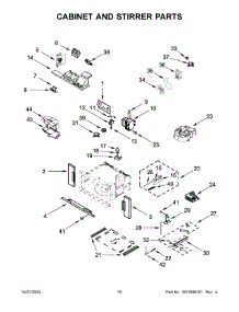 06 - Cabinet And Stirrer Parts parts for Whirlpool Microwave JMW3430LL03 from AppliancePartsPros.com