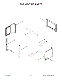08 - Top Venting Parts parts for Whirlpool Microwave JMW3430LL03 from AppliancePartsPros.com