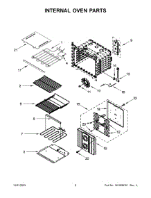 05 - Internal Oven Parts parts for Whirlpool Microwave JMW3430LL03 from AppliancePartsPros.com