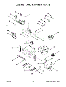 06 - Cabinet And Stirrer Parts parts for Whirlpool Microwave JMW3430LL04 from AppliancePartsPros.com