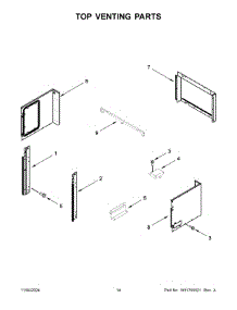 08 - Top Venting Parts parts for Whirlpool Microwave JMW3430LL04 from AppliancePartsPros.com