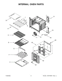 05 - Internal Oven Parts parts for Whirlpool Microwave JMW3430LL04 from AppliancePartsPros.com