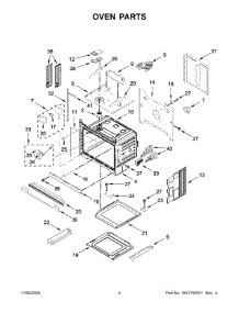 03 - Oven Parts parts for Whirlpool Microwave JMW3430LL04 from AppliancePartsPros.com