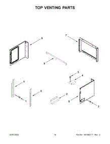 08 - Top Venting Parts parts for Whirlpool Microwave JMW3430LM02 from AppliancePartsPros.com
