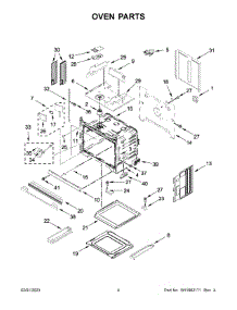 03 - Oven Parts parts for Whirlpool Microwave JMW3430LM02 from AppliancePartsPros.com