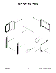 08 - Top Venting Parts parts for Whirlpool Microwave JMW3430LM03 from AppliancePartsPros.com