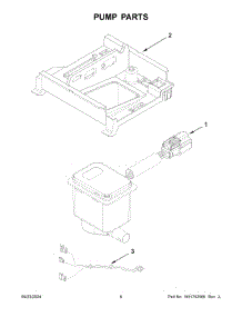 04 - Pump Parts parts for Whirlpool Refrigerator JUIFX15HX02 from AppliancePartsPros.com