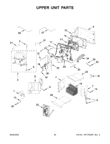 Upper Unit Parts parts for Whirlpool Refrigerator KBSD702MPS01 from AppliancePartsPros.com