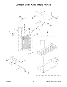 Lower Unit And Tube Parts parts for Whirlpool Refrigerator KBSD706MPS01 from AppliancePartsPros.com