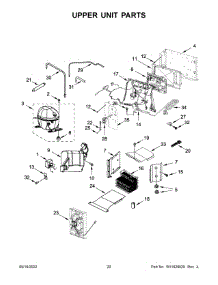 11 - Upper Unit Parts parts for Whirlpool Refrigerator KBSN702MPA00 from AppliancePartsPros.com