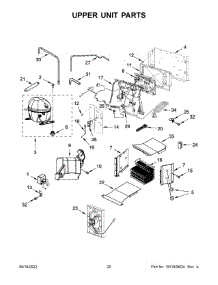 11 - Upper Unit Parts parts for Whirlpool Refrigerator KBSN702MPS00 from AppliancePartsPros.com