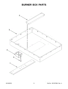 04 - Burner Box Parts parts for Whirlpool Range KCED600GBL01 from AppliancePartsPros.com