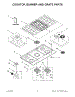 02 - Cooktop, Burner And Grate Parts