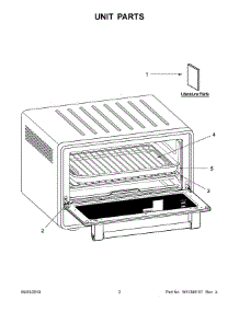 02 - Unit Parts parts for Whirlpool Toaster Oven KCO211BM0 from AppliancePartsPros.com
