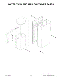 09 - Water Tank And Milk Container Parts parts for Whirlpool Air Conditioner KES8556SX0 from AppliancePartsPros.com
