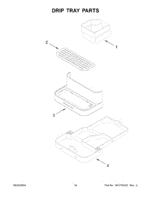 08 - Drip Tray Parts parts for Whirlpool Air Conditioner KES8556SX0 from AppliancePartsPros.com