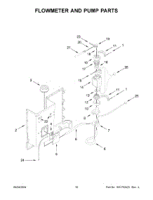 06 - Flowmeter And Pump Parts parts for Whirlpool Air Conditioner KES8556SX0 from AppliancePartsPros.com