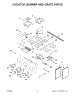 03 - Cooktop, Burner And Grate Parts