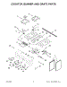 03 - Cooktop, Burner And Grate Parts