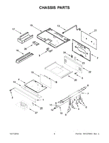 04 - Chassis Parts parts for Whirlpool Range KFDC500JIB00 from AppliancePartsPros.com