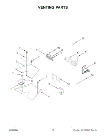 06 - Venting Parts parts for Whirlpool Range KFDC500JPA03 from AppliancePartsPros.com