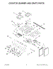 03 - Cooktop, Burner And Grate Parts