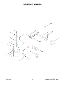 06 - Venting Parts parts for Whirlpool Range KFDC500JSS03 from AppliancePartsPros.com