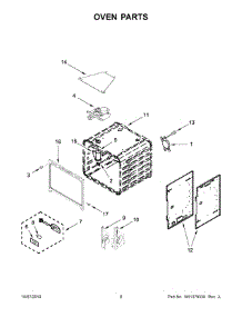 05 - Oven Parts parts for Whirlpool Range KFDC500JYP00 from AppliancePartsPros.com