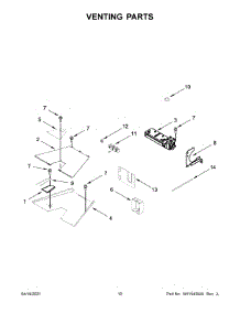 06 - Venting Parts parts for Whirlpool Range KFDC506JMB01 from AppliancePartsPros.com