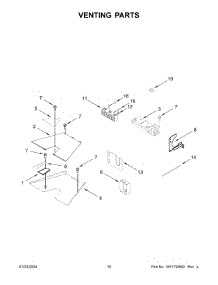 06 - Venting Parts parts for Whirlpool Range KFDC506JSC03 from AppliancePartsPros.com