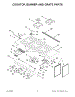 03 - Cooktop, Burner And Grate Parts
