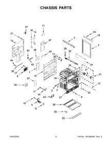 05 - Chassis Parts parts for Whirlpool Range KFDD500ESS05 from AppliancePartsPros.com
