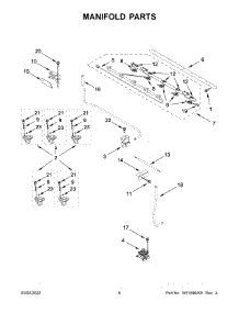 04 - Manifold Parts parts for Whirlpool Range KFDD500ESS05 from AppliancePartsPros.com