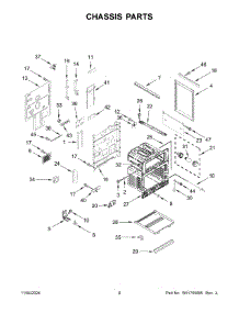 05 - Chassis Parts parts for Whirlpool Range KFDD500ESS12 from AppliancePartsPros.com