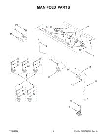 04 - Manifold Parts parts for Whirlpool Range KFDD500ESS12 from AppliancePartsPros.com