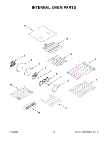 08 - Internal Oven Parts parts for Whirlpool Range KFDD500ESS12 from AppliancePartsPros.com