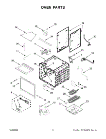05 - Oven Parts parts for Whirlpool Range KFGC500JBK05 from AppliancePartsPros.com