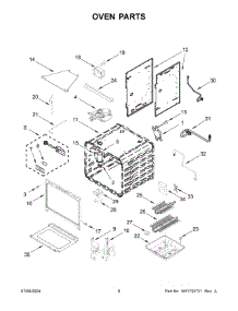 05 - Oven Parts parts for Whirlpool Range KFGC500JIB07 from AppliancePartsPros.com