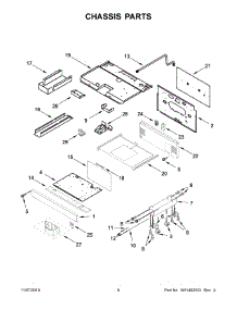 04 - Chassis Parts parts for Whirlpool Range KFGC500JMH00 from AppliancePartsPros.com