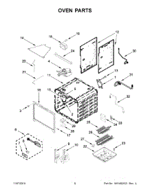 05 - Oven Parts parts for Whirlpool Range KFGC500JMH00 from AppliancePartsPros.com