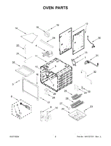 05 - Oven Parts parts for Whirlpool Range KFGC500JSS07 from AppliancePartsPros.com