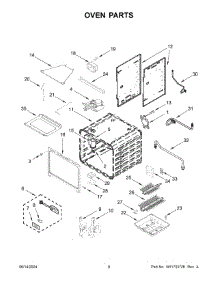 05 - Oven Parts parts for Whirlpool Range KFGC506JMH07 from AppliancePartsPros.com