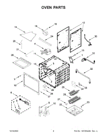 05 - Oven Parts parts for Whirlpool Range KFGC506JPA05 from AppliancePartsPros.com
