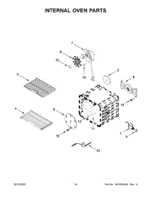 08 - Internal Oven Parts parts for Whirlpool Range KFGC506JPA05 from AppliancePartsPros.com