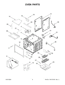 05 - Oven Parts parts for Whirlpool Range KFGC506JSS07 from AppliancePartsPros.com