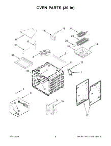 05 - Oven Parts (30 In) parts for Whirlpool Range KFGC558JMB07 from AppliancePartsPros.com