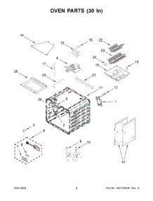 05 - Oven Parts (30 In) parts for Whirlpool Range KFGC558JPA07 from AppliancePartsPros.com