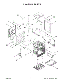 05 - Chassis Parts parts for Whirlpool Range KFGD500ESS12 from AppliancePartsPros.com